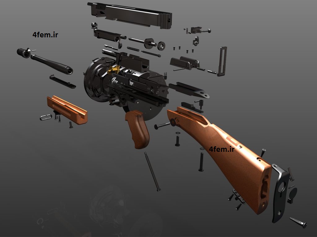 Exploded View Back Left