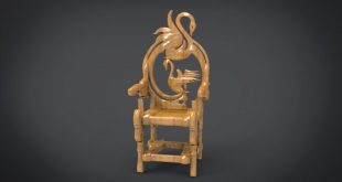 صندلی چوبی طرح قو
