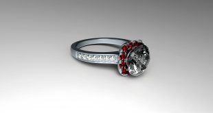 metal flower ring