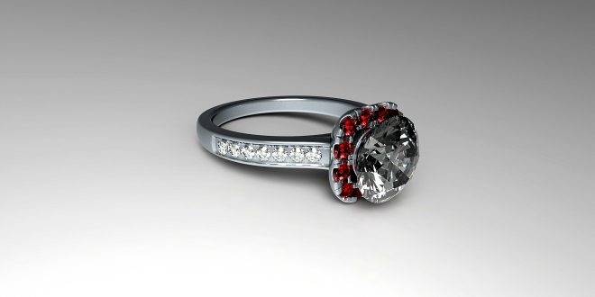 metal flower ring