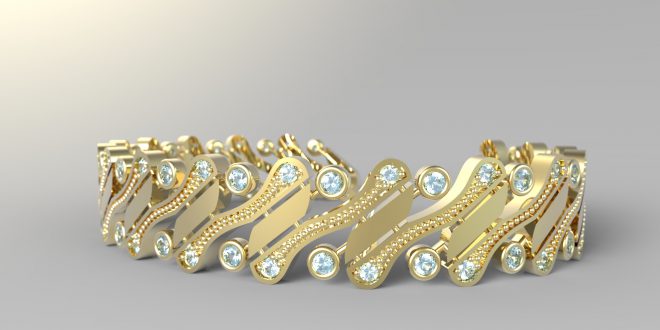 مدل سه بعدی دستبند راینو