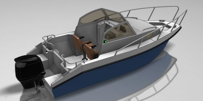 مدل سه بعدی قایق تندرو step